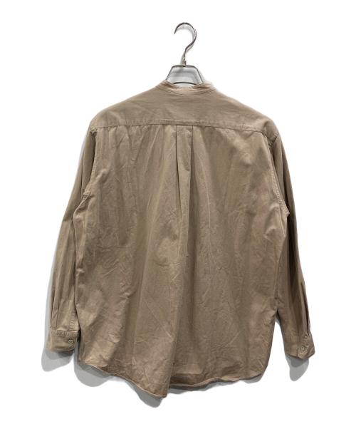 DANTON（ダントン）DANTON (ダントン) バンドカラーシャツ ベージュ サイズ:40の古着・服飾アイテム