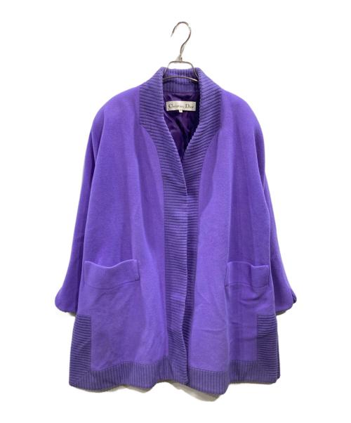 Christian Dior（クリスチャン ディオール）Christian Dior (クリスチャン ディオール) ウールコート パープル サイズ:9の古着・服飾アイテム