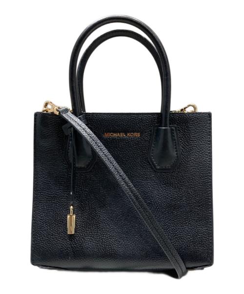MICHAEL KORS（マイケル・コース）MICHAEL KORS (マイケル・コース) 2WAYショルダーバッグ ブラックの古着・服飾アイテム