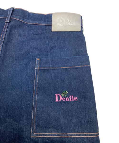 Deaile（ディアイル）deaile (ディアイル) デニムハーフパンツ インディゴ サイズ:SIZE Lの古着・服飾アイテム