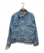 LEVI'S PReMIUMリーバイス プレミアム）の古着「EX-BOYFRIEND TRUCKER RELAXED FIT」｜スカイブルー