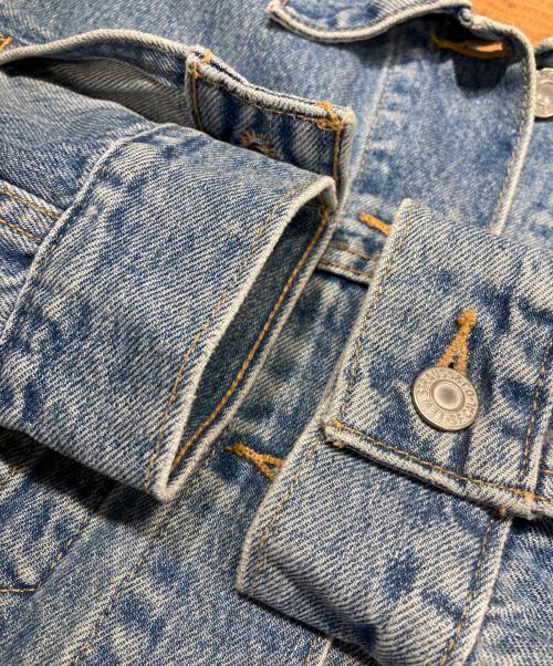 LEVI'S PReMIUM（リーバイス プレミアム）LEVI'S PReMIUM (リーバイス プレミアム) EX-BOYFRIEND TRUCKER RELAXED FIT スカイブルー サイズ:Mの古着・服飾アイテム