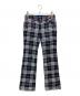 BURBERRY BLUE LABEL（バーバリー ブルー レーベル）の古着「ノヴァチェックパンツ」｜ネイビー