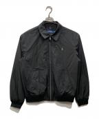 POLO RALPH LAURENポロ・ラルフローレン）の古着「パッカブルハリントンジャケット」｜ブラック