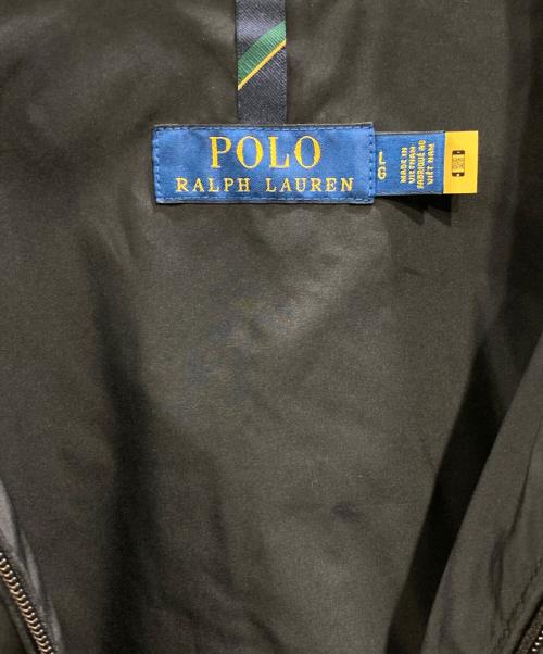 POLO RALPH LAUREN（ポロ・ラルフローレン）POLO RALPH LAUREN (ポロ・ラルフローレン) パッカブルハリントンジャケット ブラック サイズ:Lの古着・服飾アイテム