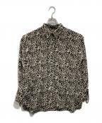 JEANASISジーナシス）の古着「カフスシルキーシャツ」｜ブラック