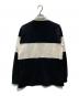 POLO RALPH LAUREN (ポロ・ラルフローレン) カラーブロックコットンジャージラグビーシャツ ブラック サイズ:S：9000円