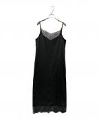 Whim Gazetteウィムガゼット）の古着「レースロングキャミ」｜ブラック