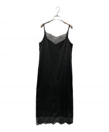 Whim Gazette（ウィムガゼット）の古着「レースロングキャミ」｜ブラック