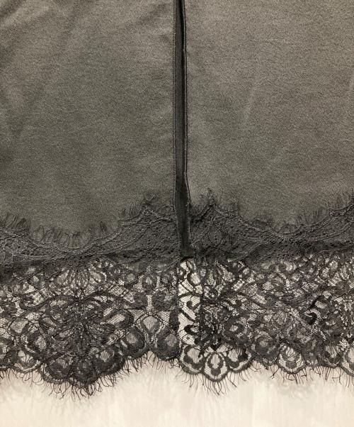 Whim Gazette（ウィムガゼット）Whim Gazette (ウィムガゼット) レースロングキャミ ブラック サイズ:Fの古着・服飾アイテム