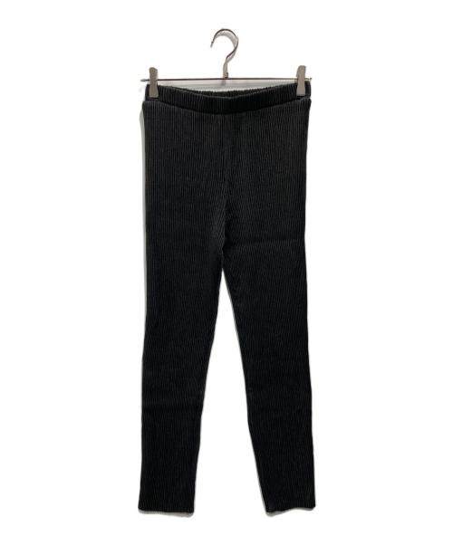 SPECCHIO（スペッチオ）SPECCHIO (スペッチオ) シャトルプリーツ スリムパンツ ブラック サイズ:40 未使用品の古着・服飾アイテム