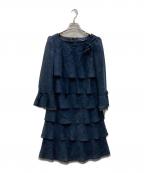 M'S GRACYエムズグレイシー）の古着「長袖ワンピース」｜ネイビー