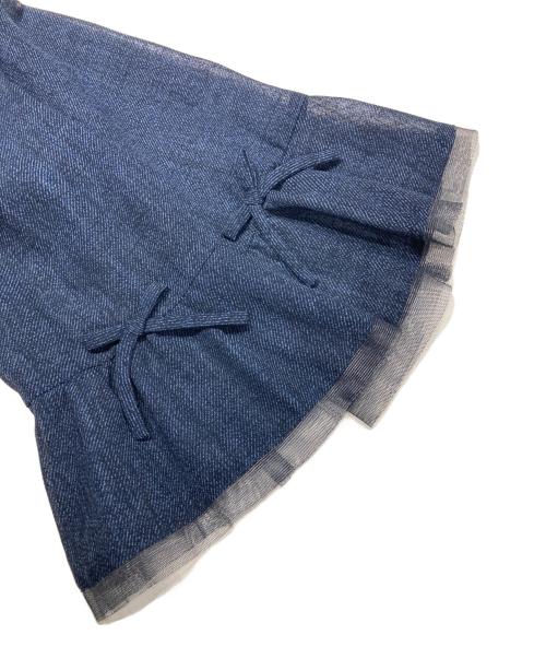 M'S GRACY（エムズグレイシー）M'S GRACY (エムズグレイシー) 長袖ワンピース ネイビー サイズ:Sの古着・服飾アイテム