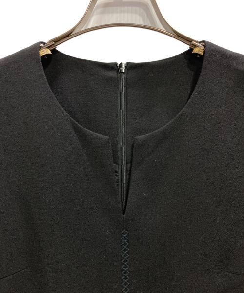 HaaT（ハート）Haat (ハート) ブラウスワンピース ブラック サイズ:2の古着・服飾アイテム