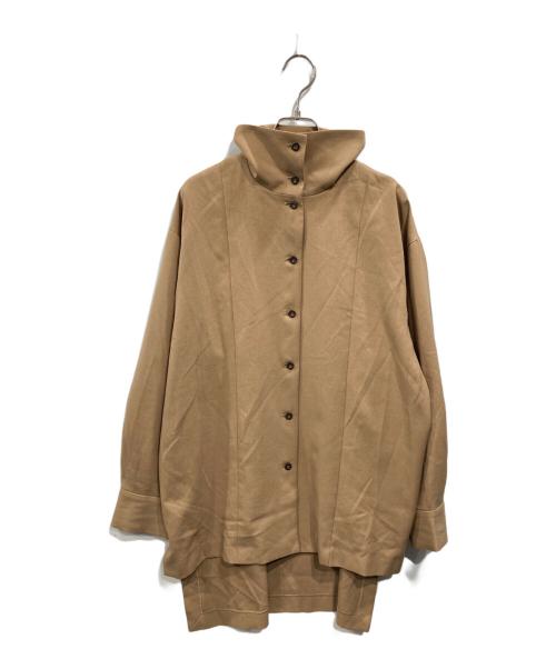 RIM.ARK（リムアーク）RIM.ARK (リムアーク) Stand collar over SH ベージュ サイズ:FREEの古着・服飾アイテム