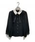 M'S GRACY（エムズグレイシー）の古着「パールボタンブラウス」｜ブラック
