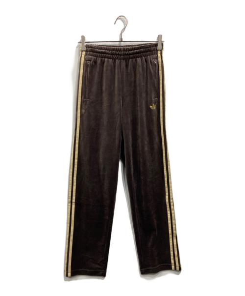 adidas Originals（アディダスオリジナル）adidas Originals (アディダスオリジナル) ファイヤーバード トラックパンツ ベロア ブラウン サイズ:2XSの古着・服飾アイテム