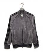 adidas Originalsアディダスオリジナル）の古着「ベロア トラックトップ」｜グレー