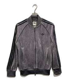 adidas Originals（アディダスオリジナル）の古着「ベロア トラックトップ」｜グレー