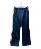 Sea Room lynnシールームリン）の古着「collab Asymmetry Line Trackpants」｜ネイビー
