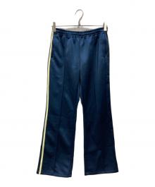 Sea Room lynn（シールームリン）の古着「collab Asymmetry Line Trackpants」｜ネイビー