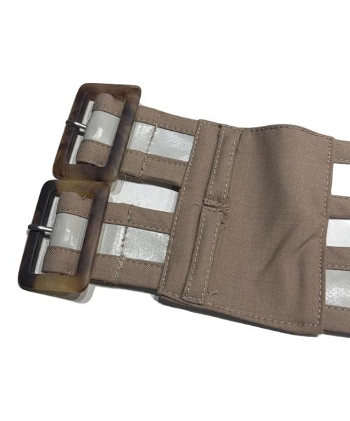 Ameri（アメリ）Ameri (アメリ) ROLL-UP SLEEVE PLEATS TRENCH COAT ベージュ サイズ:Freeの古着・服飾アイテム