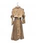 Ameri (アメリ) ROLL-UP SLEEVE PLEATS TRENCH COAT ベージュ サイズ:Free：6000円