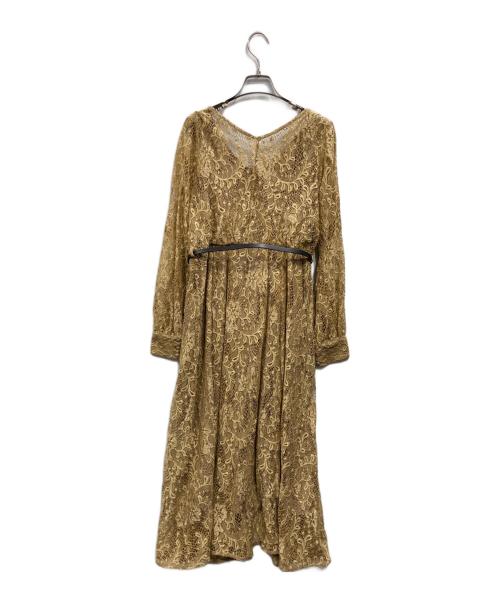 Ameri（アメリ）AMERI (アメリ) 2WAY LAYLA LACE DRESS イエロー サイズ:Fの古着・服飾アイテム