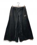 SHINYA KOZUKAシンヤコズカ）の古着「ワイドスウェットパンツ」｜ブラック