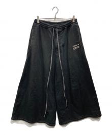 SHINYA KOZUKA（シンヤコズカ）の古着「ワイドスウェットパンツ」｜ブラック