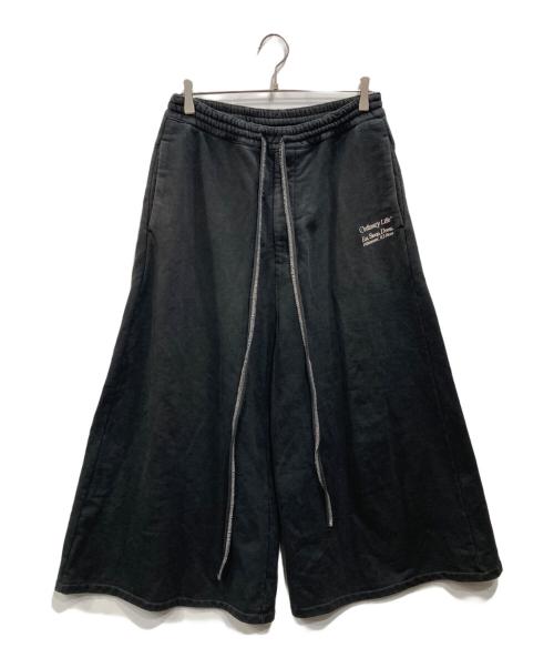 SHINYA KOZUKA（シンヤコズカ）SHINYA KOZUKA (シンヤコズカ) ワイドスウェットパンツ ブラック サイズ:Lの古着・服飾アイテム