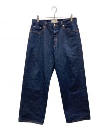 SIMPLY COMPLICATED（シンプリーコンプリケイティド）の古着「バギーデニムパンツ」｜インディゴ