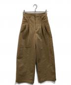 JOURNAL STANDARD relumeジャーナルスタンダード レリューム）の古着「2タックワイドパンツ」｜ブラウン