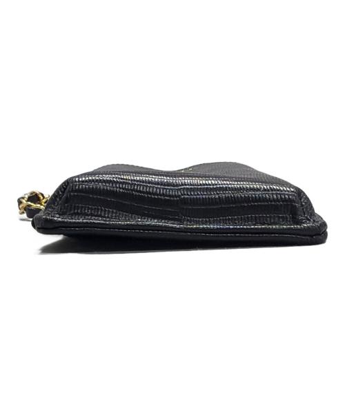 VIOLAd'ORO（ヴィオラドーロ）VIOLAd'ORO (ヴィオラドーロ) ショルダーウォレット ブラックの古着・服飾アイテム