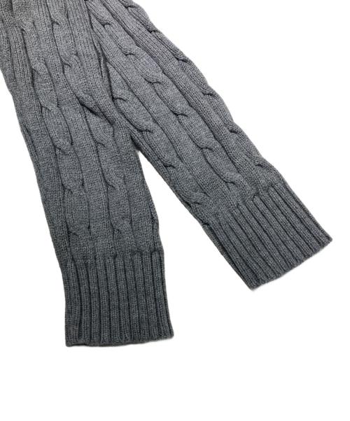 POLO RALPH LAUREN（ポロ・ラルフローレン）POLO RALPH LAUREN (ポロ・ラルフローレン) ケーブルニット グレー サイズ:Mの古着・服飾アイテム