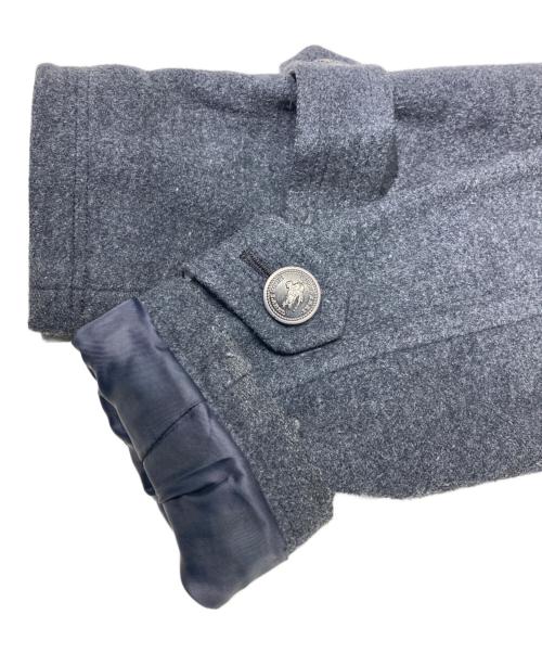 BURBERRY BLUE LABEL（バーバリー ブルー レーベル）BURBERRY BLUE LABEL (バーバリー ブルー レーベル) ウールトレンチコート グレー サイズ:38の古着・服飾アイテム