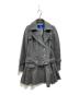 BURBERRY BLUE LABEL（バーバリー ブルー レーベル）の古着「ウールトレンチコート」｜グレー
