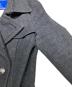 中古・古着 BURBERRY BLUE LABEL (バーバリー ブルー レーベル) ウールトレンチコート グレー サイズ:38：5000円