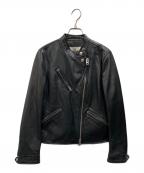 COACHコーチ）の古着「ライダースジャケット」｜ブラック