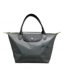 LONGCHAMP（ロンシャン）の古着「トップハンドルバッグ」｜グレー