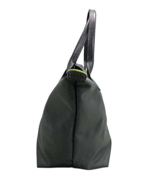 LONGCHAMP（ロンシャン）LONGCHAMP (ロンシャン) トップハンドルバッグ グレーの古着・服飾アイテム