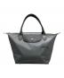 LONGCHAMP（ロンシャン）の古着「トップハンドルバッグ」｜グレー