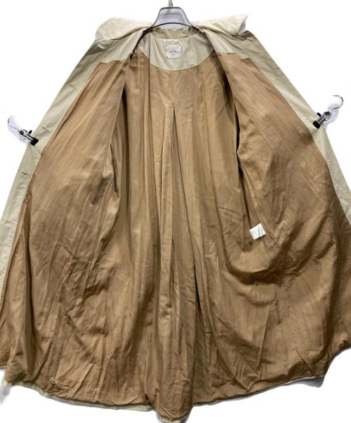 ALYSI（アリジ）ALYSI (アリジ) 比翼コート ベージュ サイズ:ITALIA 40の古着・服飾アイテム