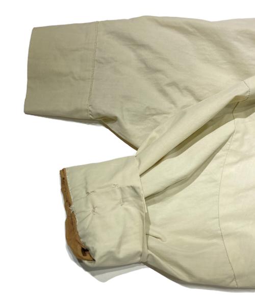 ALYSI（アリジ）ALYSI (アリジ) 比翼コート ベージュ サイズ:ITALIA 40の古着・服飾アイテム
