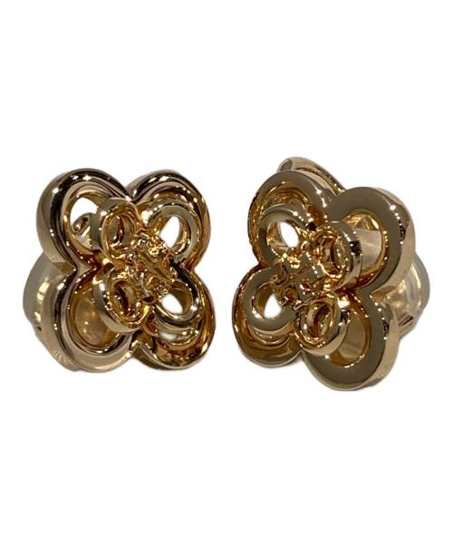 TORY BURCH（トリーバーチ）TORY BURCH (トリーバーチ) Kira Clover Stacked Clip ゴールド サイズ:-の古着・服飾アイテム