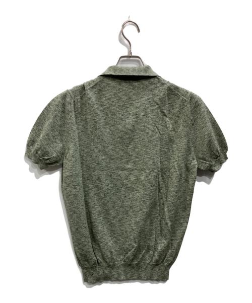 GRAN SASSO（グランサッソ）GRAN SASSO (グランサッソ) ニットポロシャツ グリーン サイズ:48の古着・服飾アイテム
