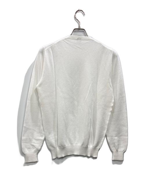 FEDELI（フェデーリ）FEDELI (フェデーリ) ス-ピマコットンニット ホワイト サイズ:不明の古着・服飾アイテム