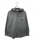 RIDGE MOUNTAIN GEARリッジマウンテン ギア）の古着「Hooded Long Sleeve Shirt」｜グレー
