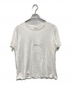 Saint Laurent Parisサンローランパリ）の古着「ロゴＴシャツ」｜ホワイト