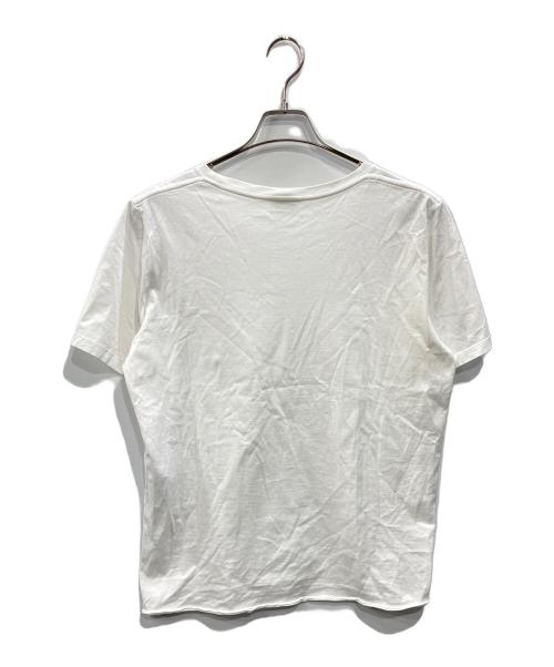 Saint Laurent Paris（サンローランパリ）Saint Laurent Paris (サンローランパリ) ロゴＴシャツ ホワイト サイズ:Lの古着・服飾アイテム